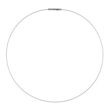 Ernstes Design Drahtseil Kette DS0.63C 1 fach Stahlkette Halskette Clickverschlu