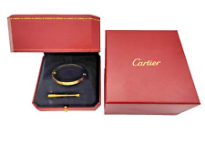 Cartier Love Armreif Armband Bracelet in 750er Gelbgold Gr. 16 Full Set Schmuck