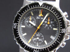 G564 Vintage " TUTIMA 768-01 " Quartz Armbanduhr Chronograph ⭐⭐