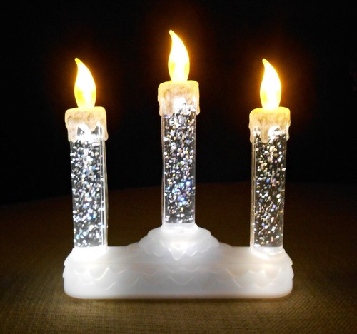 3er led kerzen - led, liquid