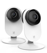 YI HOME 2K Pro Überwachungskamera 2er Set, 3MP, Zweiweg-Audio, Großes Sichtfeld