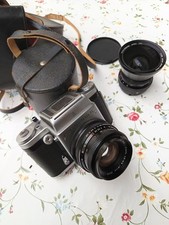 Pentacon Six TL mit f/2.8/80 Objektiv und Weitwinkel Karl Zeiss 4/50