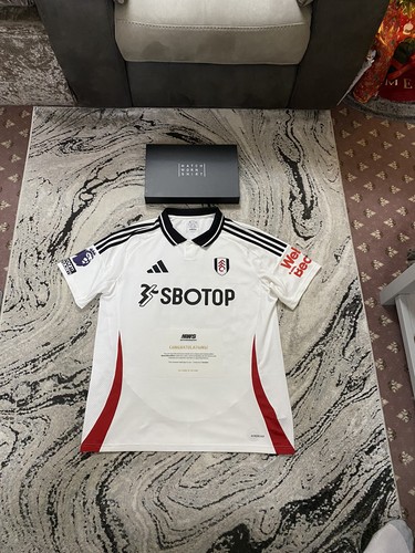 Fulham match worn signed issa - match,
