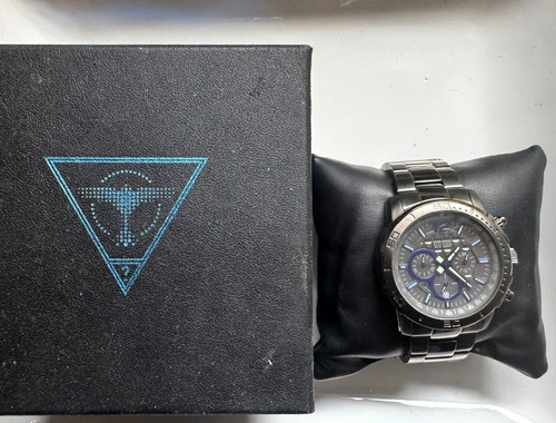 Guess steel chronograph - chronograph,