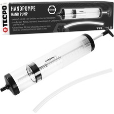 MOTOR ÖL WECHSEL ABSAUGPUMPE UMFÜLLPUMPE 500 ml HANDPUMPE GETRIEBEÖL ABSAUGEN