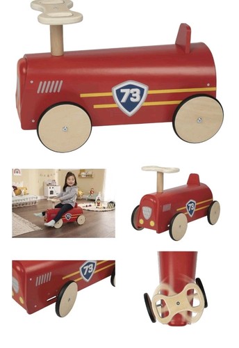 Rutschauto aus echtholz - rutschauto,