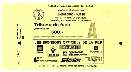 Ticket lsp luxemburg - luxemburg, schweiz