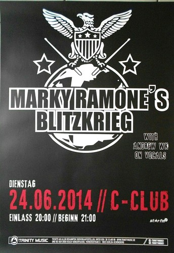 Marky ramone blitzkrieg 2014 - ramone's,