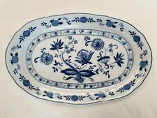 Servierteller Kuchenteller Platte Wellco Design original Zwiebelmuster Porzellan