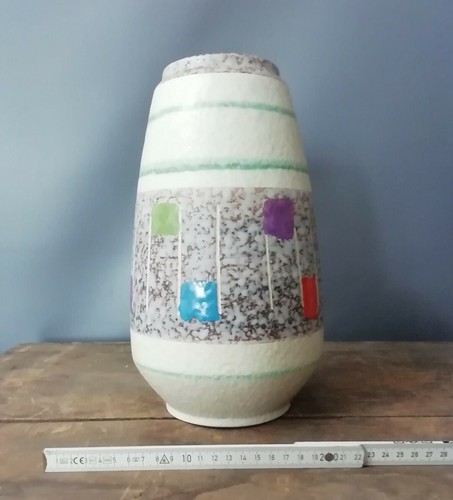 Vase mid century fat lava - mid,