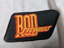Rod Stewart Musik Aufnäher Patch Rarität aus 70er o 80er Vintage Orange Sammlung