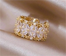 750er Gold Damen Ring Zirkonia
