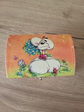 Vintage Depesche Diddl Schmuckkästchen Spiegel Kiste Schatulle