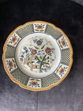 Sarreguemines Porzellanteller - Obernai, Frankreich