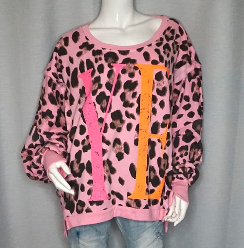 Oversized sweater linksnaht - sweater,