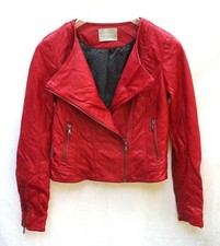 Lederjacke rot 38 ORSAY