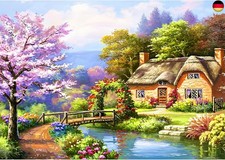 QENSPE 5D Diamond Painting Landschaft Diamant Painting Bilder Kit Erwachsene,