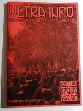 FANZINE ULTRAS FLYER ULTRA INFO #4 FORTUNA DÜSSELDORF v 1.FC NÜRNBERG 2025/2026