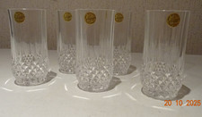 Cristal d' Arques 6 Longdrink Gläser Kristall  gebraucht K3