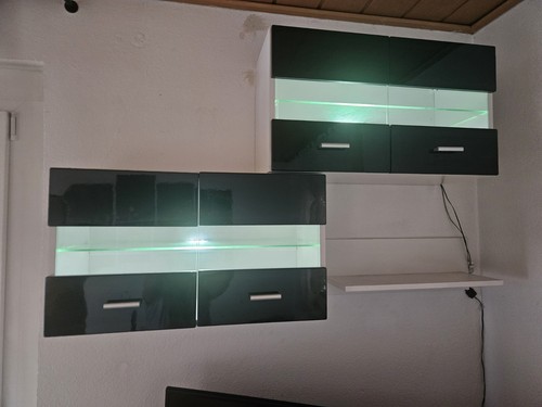 Hängeschrank wandvitrine - 2x, hängeschrank/wandvitrine