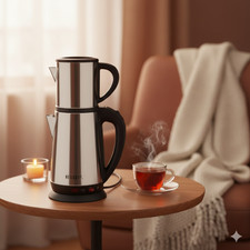 Teemaschine Edelstahl