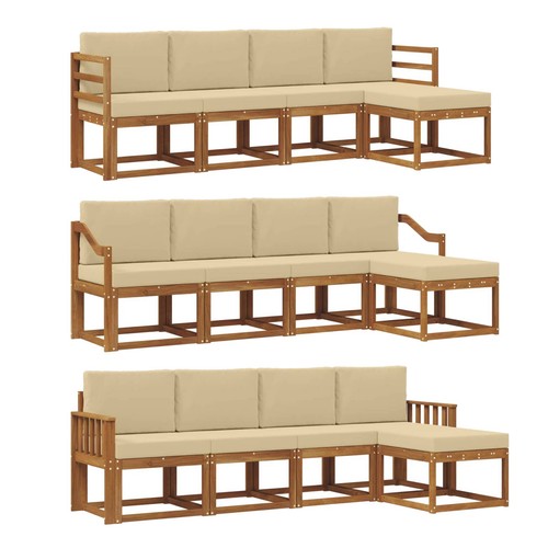 Pcs outdoor sofagarnitur mit - 5, outdoor-sofagarnitur
