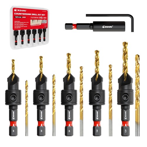 Senkbohrer set tlg mit - senkbohrer, 12