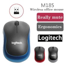 Logitech M185 Mouse Kabellos Funk & USB Empfänger 1000DPI Kabellose Maus