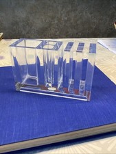 Guzzini Acryl-Organizer / Briefhalter – Vintage 1970er – Made in Italy