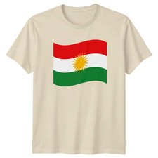 Kurdistan wehende Flagge