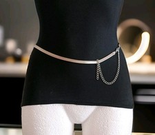 HÜFT Kette Körper Bauchkette filigran "Schlangenkette" Modeschmuck