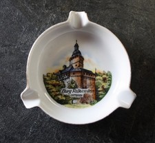 alter Andenken Aschenbecher BURG FALKENSTEIN / Ostharz, Souvenir