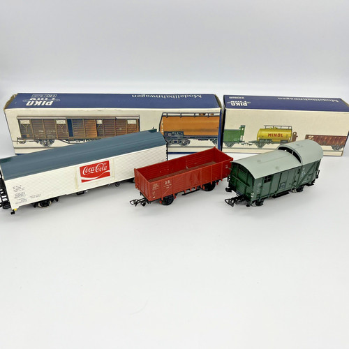 3er set güterwagen - set, piko