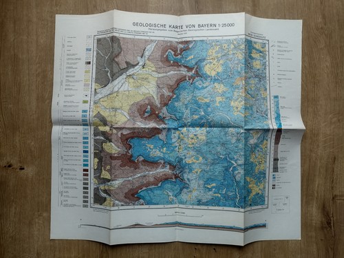 Historische geologische karte - geologische,