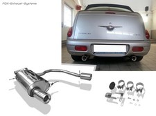  Duplex Sportauspuff Chrysler PT Cruiser 1x100mm rund eingerollt gerade