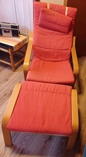 Ikea Poäng mit Fussteil