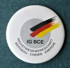 Bergbau Anstecker IG BCE, D =