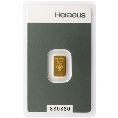 1 gramm goldbarren - 1g,