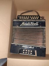 Akkordeon, Knopfakkordeon Meinel & Herold, Klingenthal, Alt, D.R.P. 