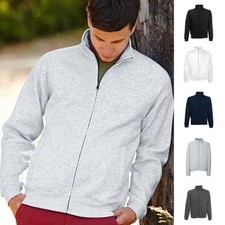 Herren Sweatjacke Fruit of the loom Sweat-Jacke Sweat Sweatshirt Mann 80/20