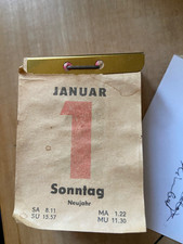 DDR Abreißkalender 1989 Kalender vollständig (ohne Deckblatt)