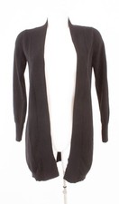 Hallhuber Damen Cardigan XS 100% Kaschmir Cashmere Schwarz Longjacke
