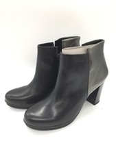 MARC SHOES Damen Stiefelette Edina, Leder, Absatzstiefel, schwarz 39 EUR