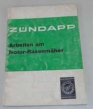 Werkstatthandbuch Zündapp Arbeiten am Rasenmähermotor Typ 220 Stand 03/1971
