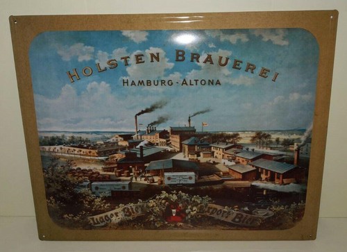 Holsten brauerei blechschild - holsten,