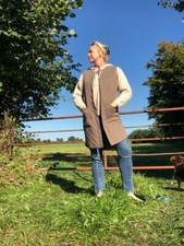 Steppweste lang Damen
