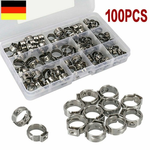 100x oetiker ohr schellen - 100x,