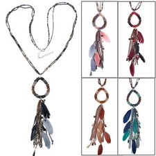 Kette lange Halskette Ethno