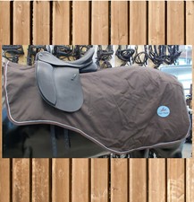 Equi Theme Ausreitdecke, wasserdichte Nierendecke, Fleecefutter, schoko