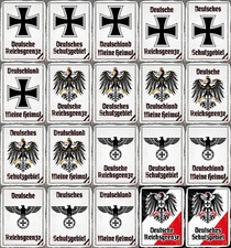 Top-Schilder, MILITARIA